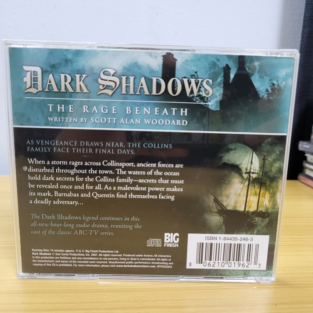Dark Shadows The Rage Beneath CD Audiobook Signed David Selby 2007 - Picture 2 of 5